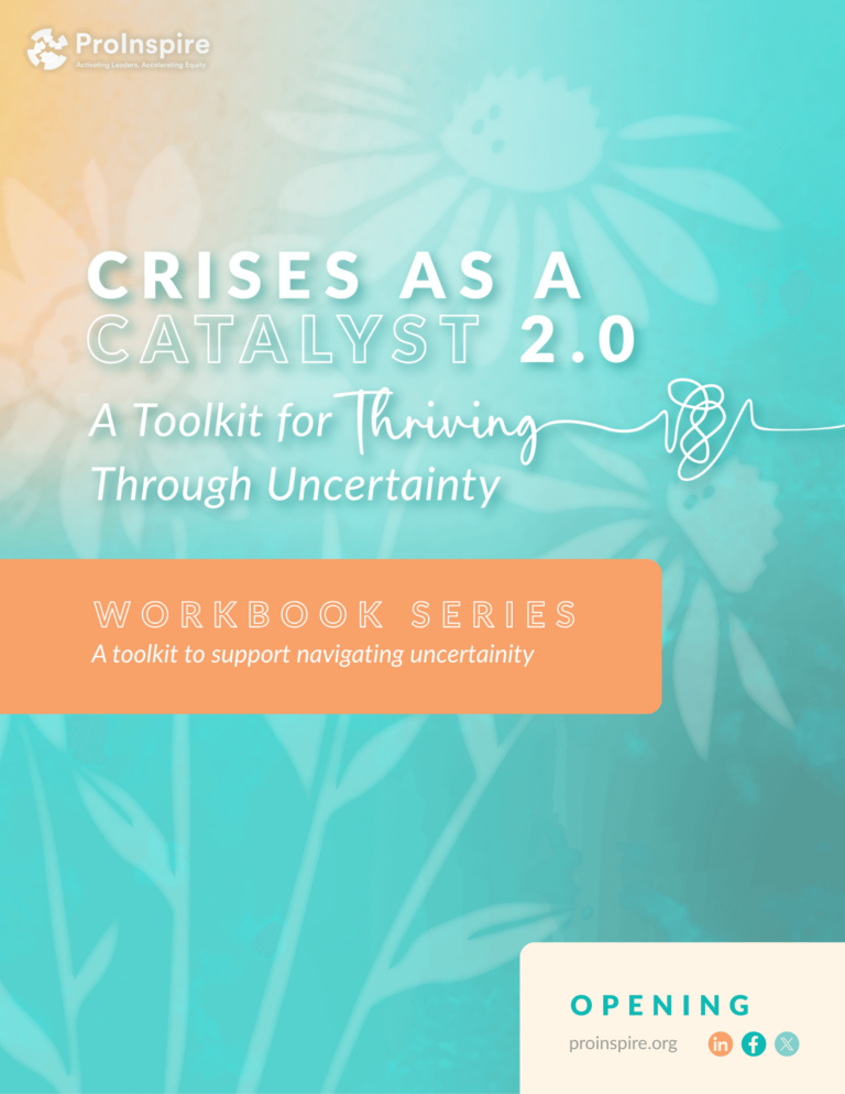 Crises as a Catalyst 2.0